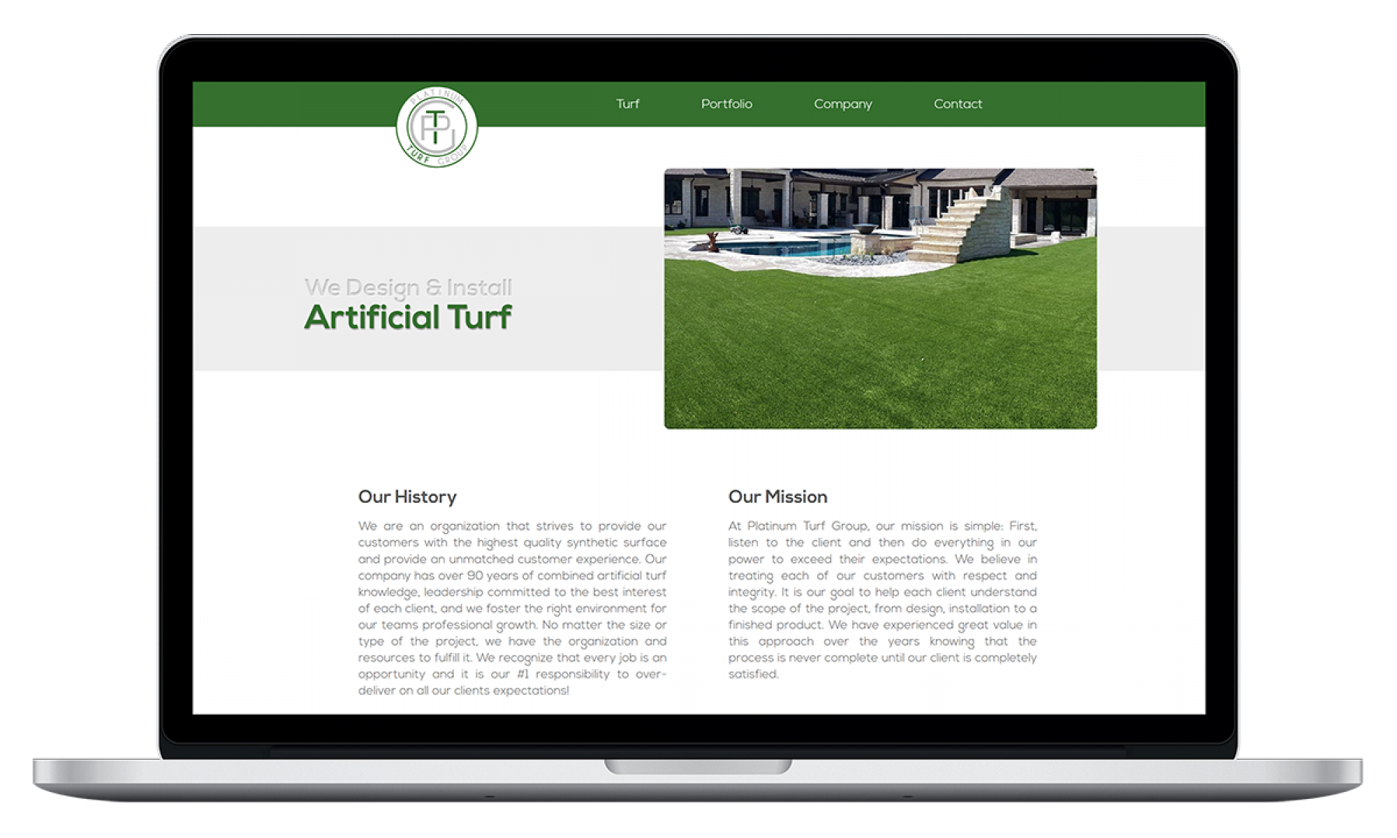 Platinum Turf Group Home Page